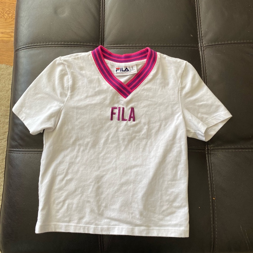 Fila cropped shirt